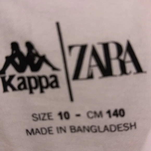 Kappa Zara cotton T-shirt New Sz S - Picture 4 of 5